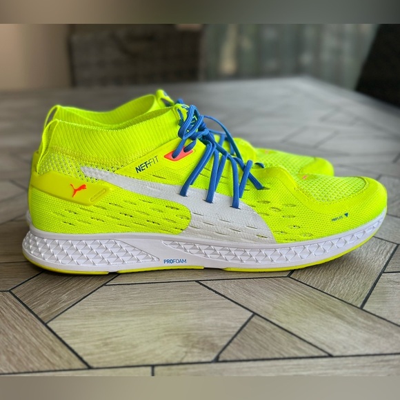 Puma Other - Puma Speed 500 Neon Yellow Green Athletic Shoes
